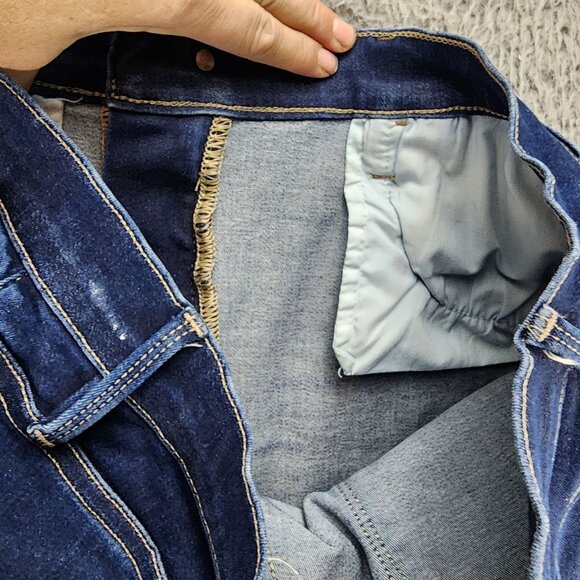 Frame Denim Jeans Womens 32 Blue Stretch Denim Le High Skinny Crop - Picture 10 of 15